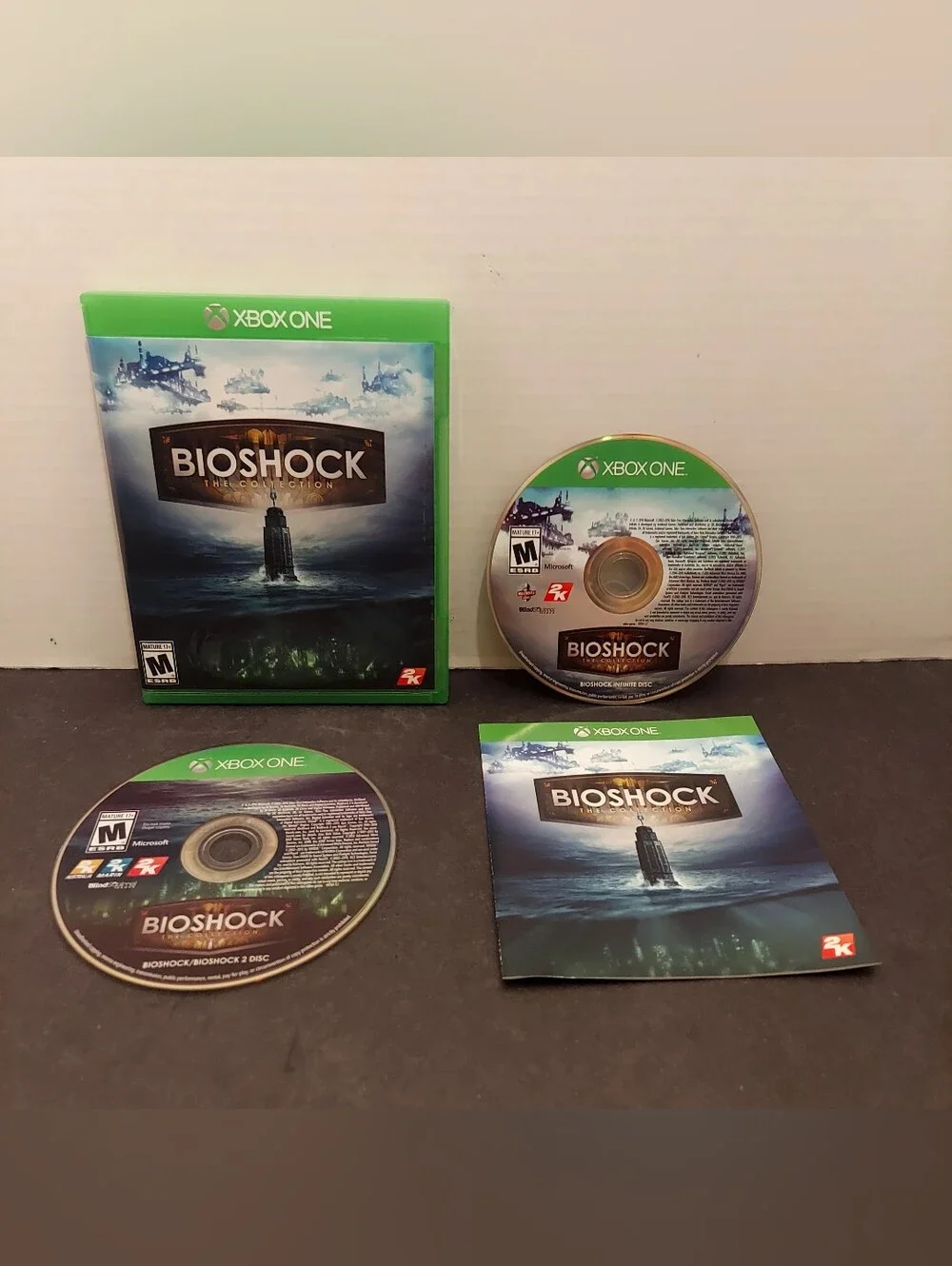 BioShock: The Collection on Xbox One Bioshock Collection Xbox one game 2 disc